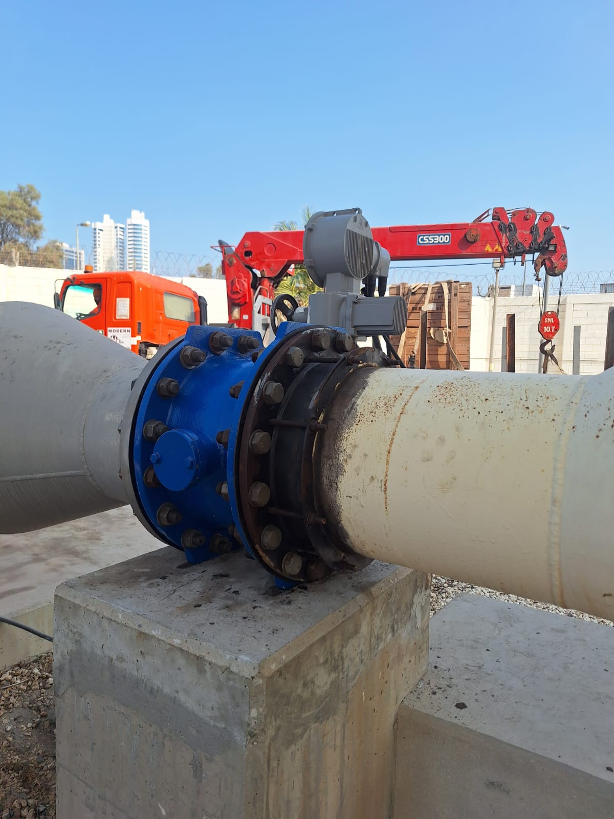 EWA valve fixing completed and collected 1valve for servicing 3